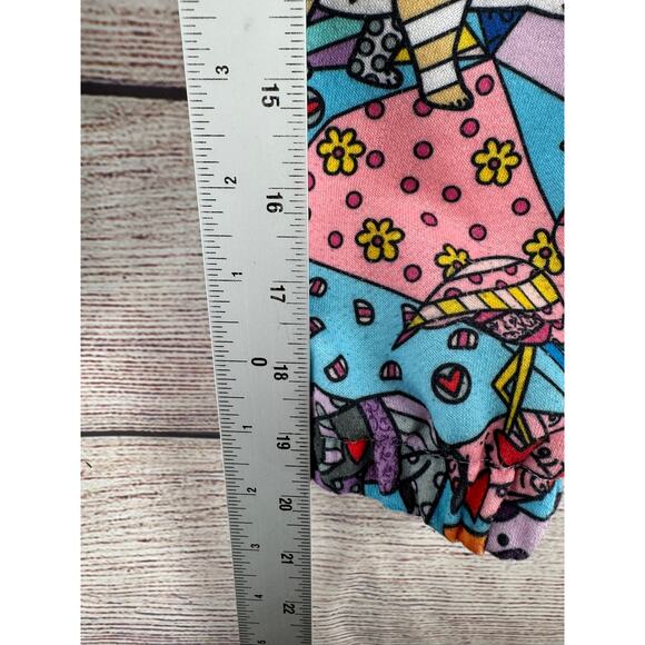 Britto x San Diego Zoo Animal Print Overalls Youth Large Blue Wildlife Alliance - Picture 10 of 10